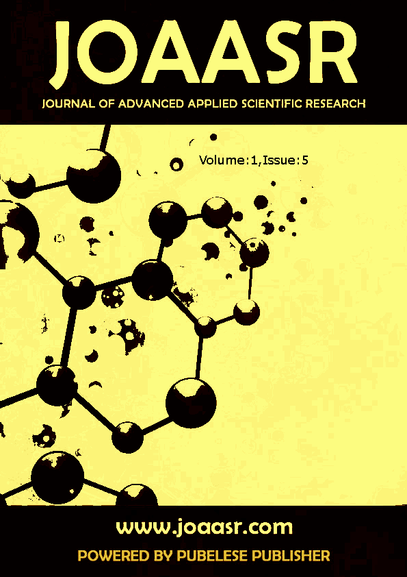 					View Vol. 1 No. 5 (2016): JOURNAL OF ADVANCED APPLIED SCIENTIFIC RESEARCH (JOAASR)
				